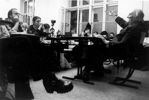 Milan Machovec, pednka na FFUK, 1999